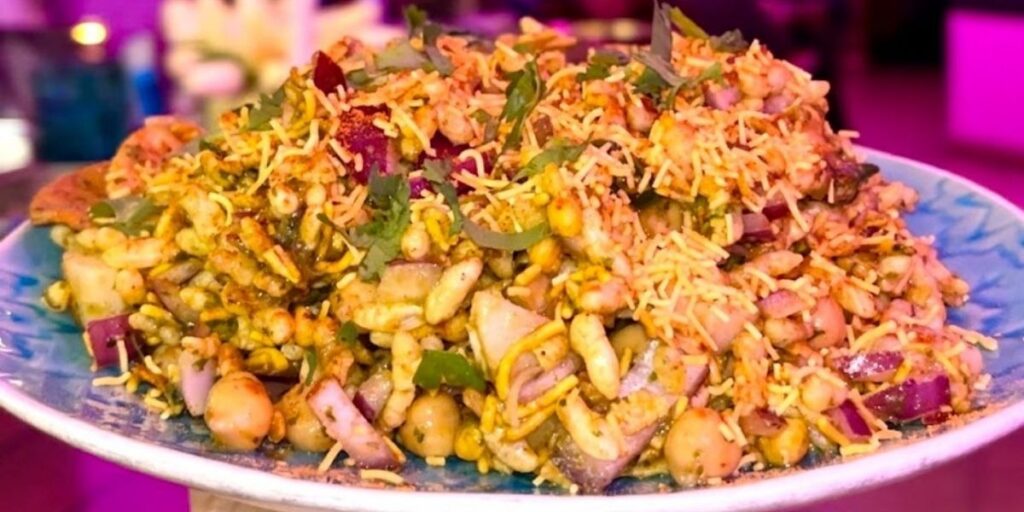 Bhel Puri at Leela Indian Food Bar