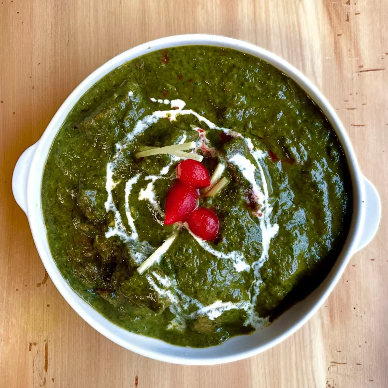 Palak Paneer at Leela Indian Food Bar